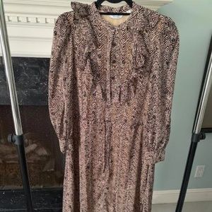 Paris Atelier long sleeve dress